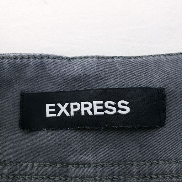 Express Lace-Up Front Utility Pants Womens 4 High-Rise Skinny Grunge Moto - Picture 10 of 12